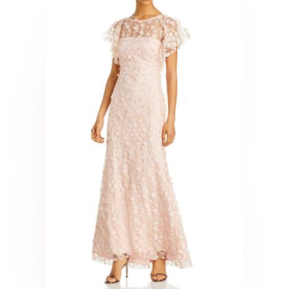 Eliza 3D Flower Illusion Gown